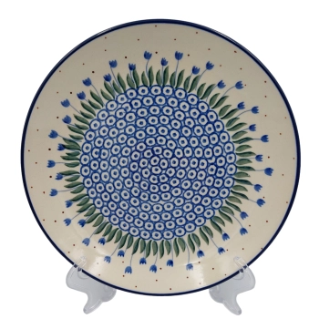 TALERZ 23,5cm - / Ceramika Artystyczna Bolesławiec / 266 / 490A / Gatunek 1